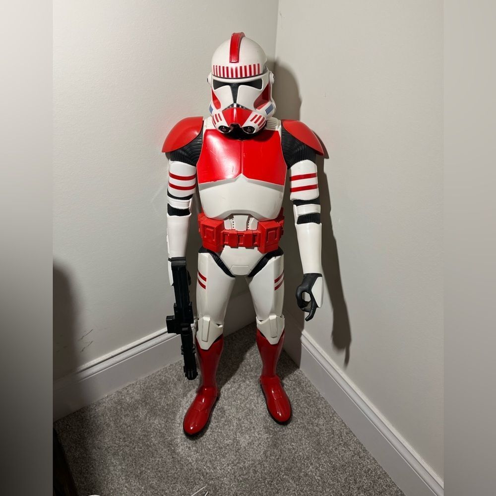 2013 Rogue One STAR WARS 31" GIANT SIZE JAKKS CLONE SHOCK TROOPER STORMTROOPER